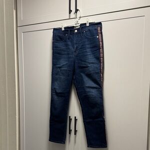 Madewell Stovepipe Stripe Jeans